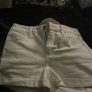 Wax‎ Jeans Butt Lifting White Denim Shorts Size M